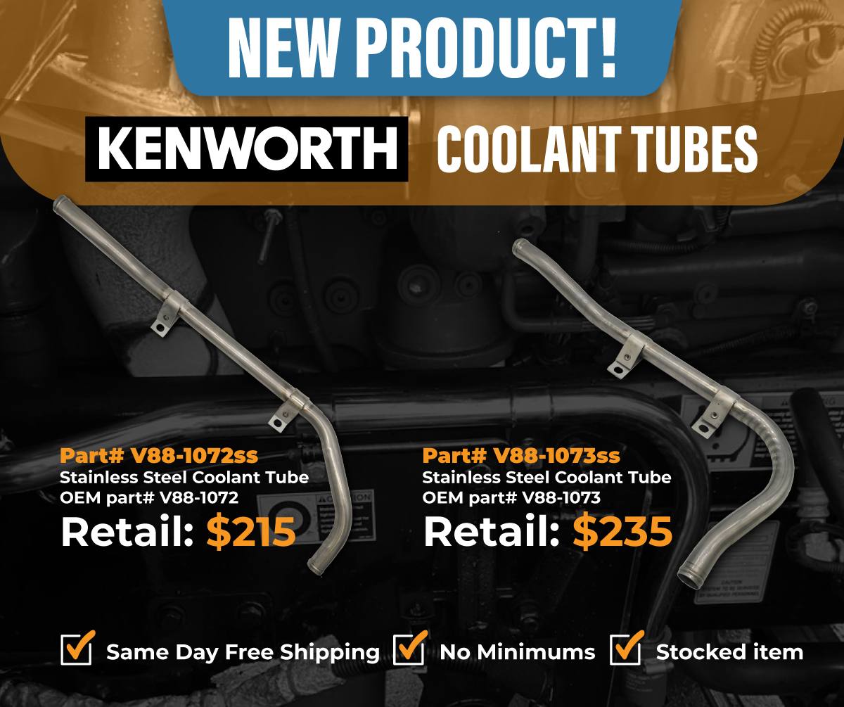New Product Release – Stainless Steel Coolant Tubes